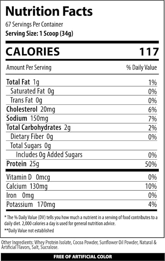 Alpha Supps ISO Low Carb 100% Whey Protein Isolate Powder 25 Grams Per Serving Helps Support Muscle Growth Low Sugar and Gluten Free (5 Pound (Pack of 1) Chocolate Cake)