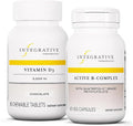 Integrative Therapeutics Bundle with Active B-Complex 60 Capsules &amp Vitamin D3 125 mcg 90 Chewables - Active B-Complex to Support Energy Metabolism* - Vitamin D3 to Support Bone Health*