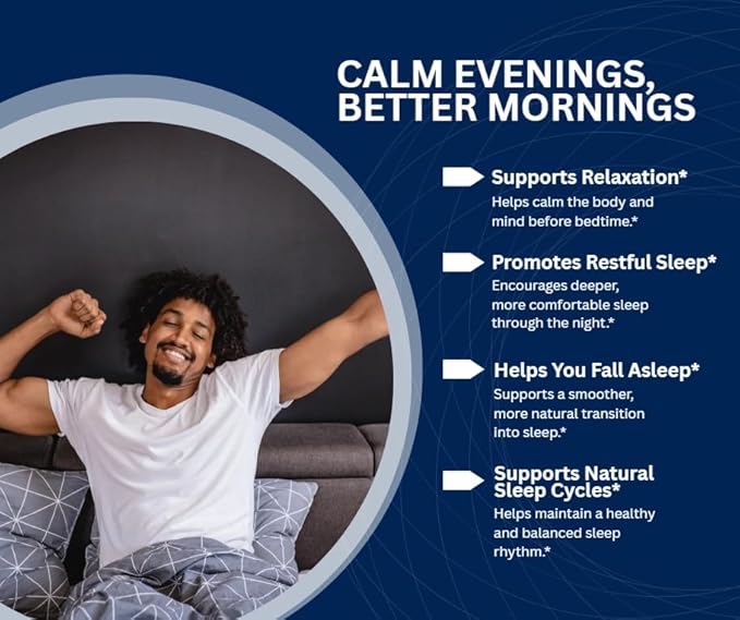 Sleep Guard Plus Promotes Relaxation &amp Restful Sleep Natural Sleep Support Supplement | Dietary Supplement - 12 Bottles