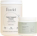 Perelel Triple-Support Plant Based Protein Powder &amp Greens Powder Bundle