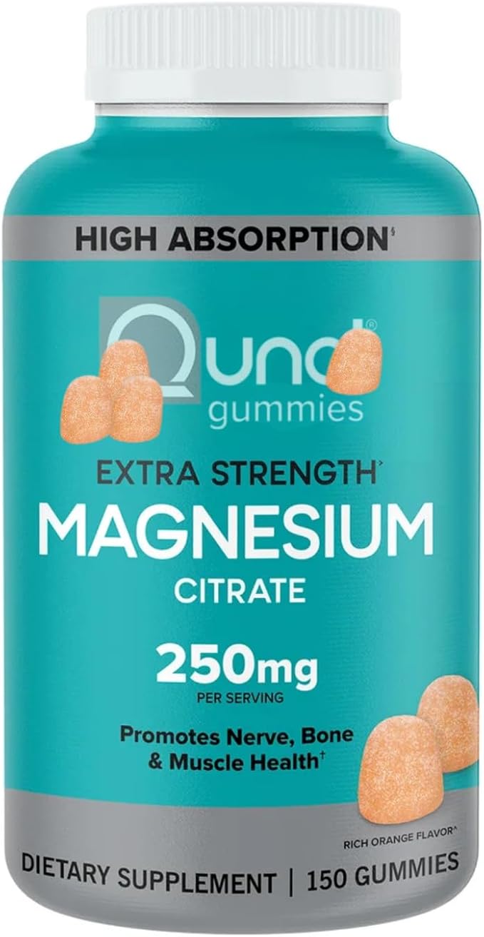 Extra Strength Magnesium Citrate Gummies 250 mg – 150 Count – Vegetarian &amp Gluten Free Orange Flavor (Pack of 1)