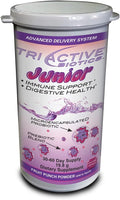 TriActive Biotics Junior for Kids – Powder Probiotic and Prebiotic Blend 6 Billion CFU – Digestive Enzymes Supplement for Gut Health Immune Support – Allergen-Free Gluten-Free Naturally Sweetened