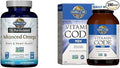 Garden of Life Dr. Formulated Advanced Omega Fish Oil &amp Multivitamin for Men - Vitamin Code Men's Raw Whole Food Vitamin Supplement with Probiotics Vegetarian 240 Capsules