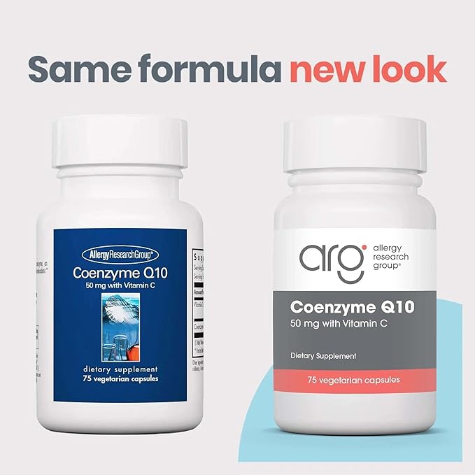 NutriCology Coenzyme Q10 - Delivers 50 mg CoQ10 with Vitamin C - Supports Cellular Energy Production Antioxidant Activity &amp Heart Wellness - 37 Servings - 75 Vegetarian Capsules