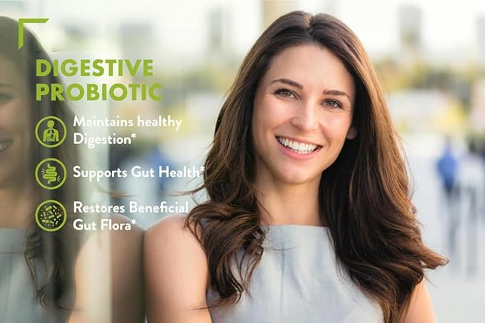 Probiotics Supplement 30 Billion FC Formula for Daily Probiotic Support Improves GI Immunity Helps to Maintain Healthy Digestive System for Men &amp Women 60-Capsules