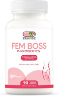 Women's Probiotic with Cranberry - 7.5 B CFUs for Vaginal &amp Gut Microbiome Support - 90 Vegan Capsules Gluten Free