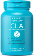 GNC Total Lean Premium CLA 3-6-9 | Improves Body Composition &amp Muscle Tone Fuels Energy Without Stimulants Supports Cardiovascular &amp Joint Health | 90 Softgel Capsules