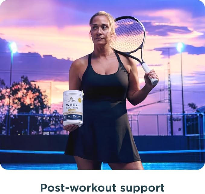 Ancient Nutrition Grass Fed Whey Protein + Fat Loss Blend Vanilla Cinnamon 23g Protein Promotes Fat Loss and Boost Metabolism Organic Regenerative A2/A2 Milk Protein18 Servings