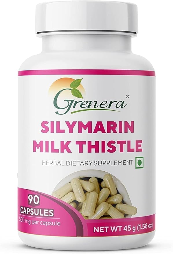 OTAA Silymarin Marianum - Standardized 80% - 500mg Extract - Support Liver Health - 90 Veg. Capsules