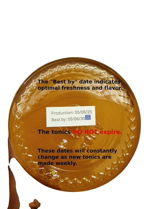 13oz Organic Fire Cider Master Tonic Juice | TASTE &amp SEE | with Cinnamon Cloves Natural Apple cider vinegar Lemon Ginger Turmeric Cayenne pepper Honey Water
