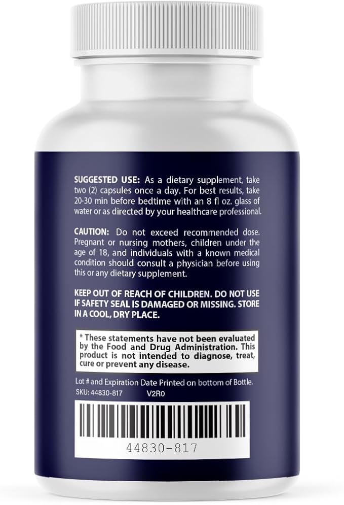 Sleep Guard Plus Promotes Relaxation &amp Restful Sleep Natural Sleep Support Supplement | Dietary Supplement - 2 Bottles