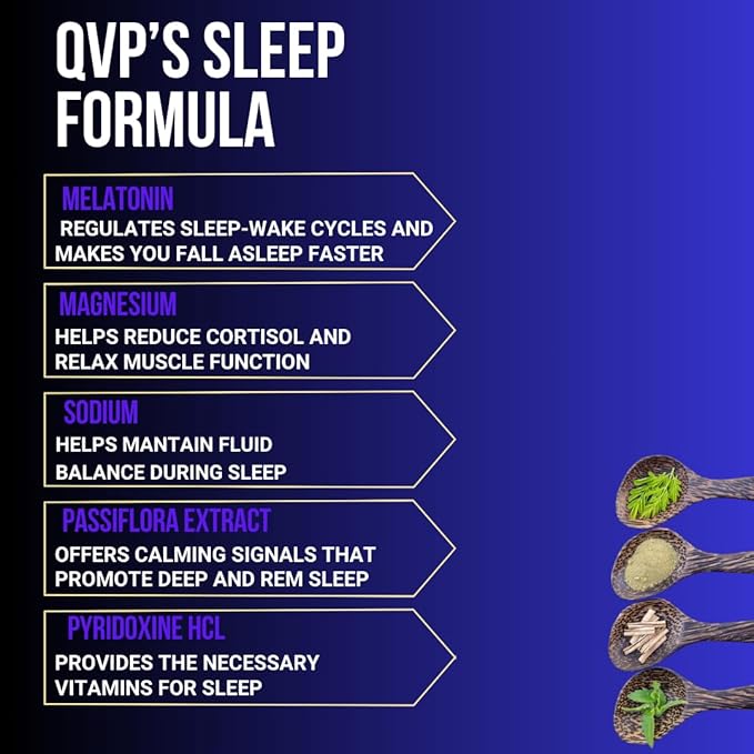 Deep Sleep Formula 60 Capsules All Natural Ingredients Improves Your Sleep Quality in A Natural Way Deep and REM Sleep