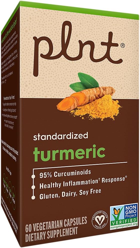 Turmeric with 95% Curcuminoids a Supports a Healthy Inflammation Response a 450 MG (60 Vegetarian Capsules)