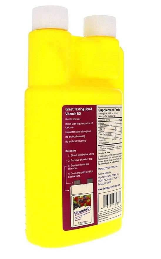 1st Step For Energy Liquid Vitamin D3 Mixed Berry