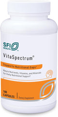 Klaire Labs SFI Health VitaSpectrum Capsules - Multivitamin for Kids with 28 Essential Nutrients Including Folate B12 B6 Antioxidants Vitamin E &amp D3 - No Copper or Iron Gluten-Free (180ct)