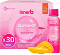 CJwellcare Innerb Glowshot Collagen (50.7 fl oz 30 Servings) - Marine Liquid Collagen for Women 3000mg Collagen Peptides Collagen Shots for High Absorption Hair Skin &amp Nails Supplement