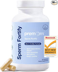 Premom Sperm Fortify – Male Fertility Supplements for Men with KSM-66® Vegan Ashwagandha CoQ10 as Ubiquinol Zinc Selenium&ampAcetyl-L-carnitine | Supports Sperm Health Motility &amp Count