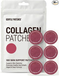 Collagen Patches for Skin Hair Nails &amp Joints - Multi Collagen Peptides Supplement for Women - Transdermal Anti Aging Patches with Hyaluronic Acid &amp Biotin - 30 Day Supply - No Pills