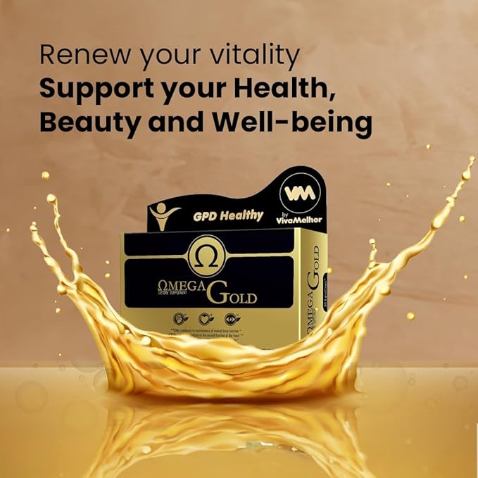 Vegan Omega Gold - Omega 3 6 and 9 Supplement 30 Capsules