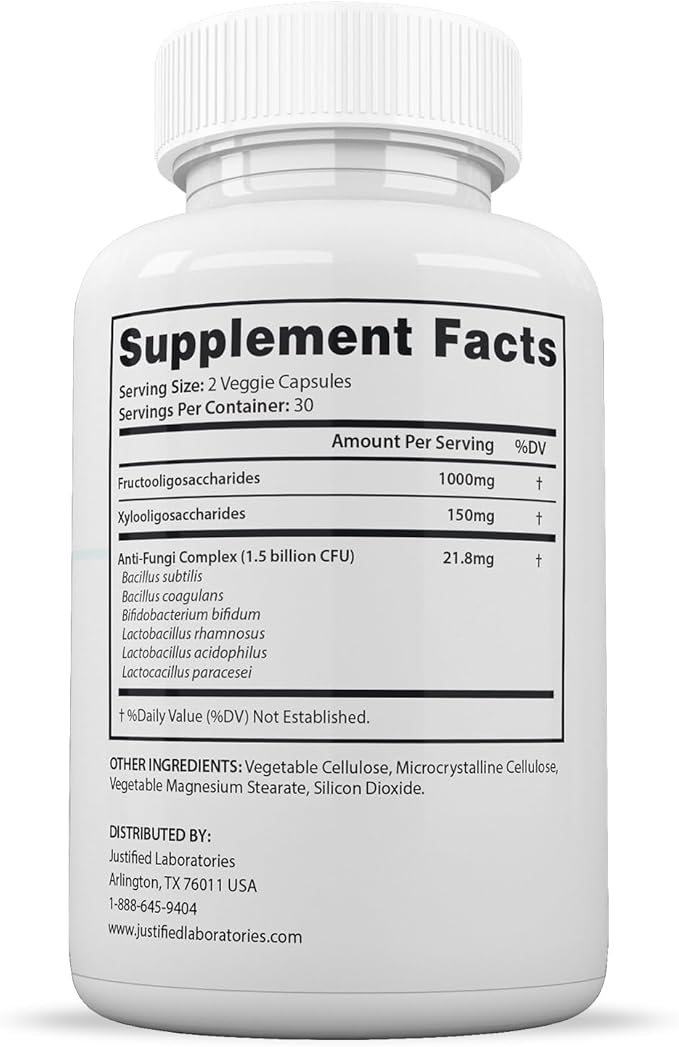 Justified Laboratories (3 Pack) Best Breath 1.5 Billion CFU Probiotic Oral Support 180 Capsules