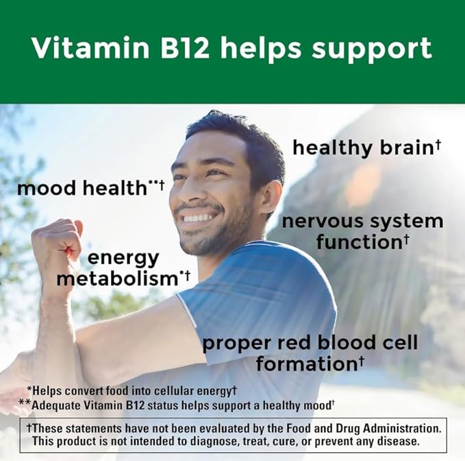 Nature Made Energy B-12 Dietary Supplement Gummies (Pack of 6)