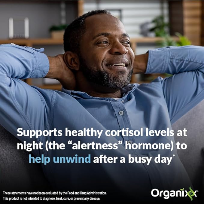 Organixx Clean Sleep 3D Melatonin Free Sleep Supplement with L Theanine GABA and Peptides to Promote Relaxation and Sleep Support Vegan Formula Dairy Soy &amp Gluten Free Non GMO 30 Capsules