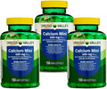 750 softgels| 3X Pack of 150 softgel | Spring Valley Calcium Plus with Vitamin D3 600 mg | Mini Softgel Calcium Supplement | Bundle | Dipaze Gift (Container)