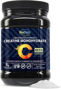 Biochem Micronized Creatine Monohydrate Powder – Muscle Strength &amp Endurance Support – Clean Vegan Formula – Certified Gluten Free K-Parve &amp Keto – 17.6 oz - 100 Servings