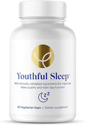 Youthful Sleep Supplement - Natural Sleep Support No Melatonin Deep Rest - 60 Capsules