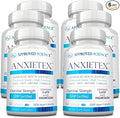 Approved Science Anxietex - Calm and Relaxation - L-Theanine and Magnesium - 60 Capsules - Vegan Friendly - 6 Month Supply