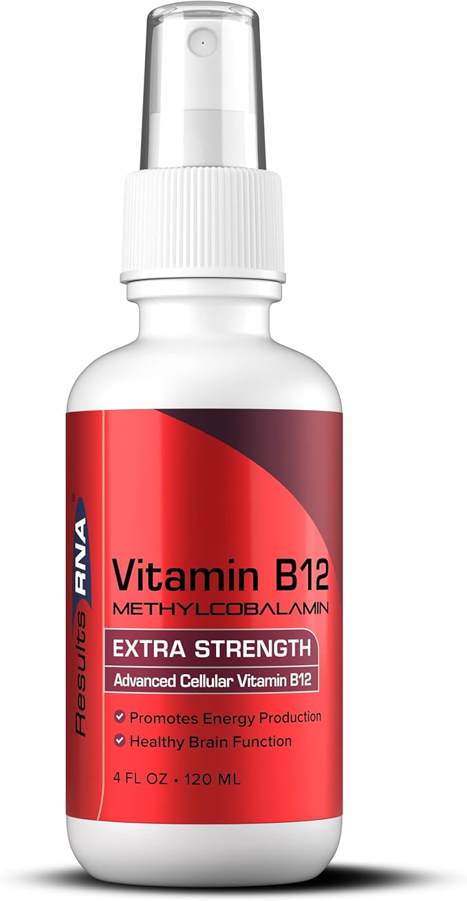Results RNA - Advanced Cellular Vitamin B12 Methylcobalamin Supports Heart Health Good Mood Energy &amp Brain Function. Enjoy Superior Absorption Vitamin B12 Formula (4 oz - 60 Servings)