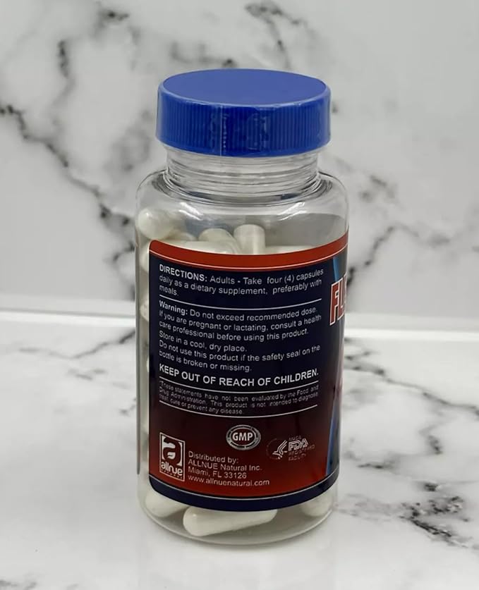 Flex Solution Pain Muscle Joint Relief Bones Support Pills 1 Bottle 60 Capsules Allnatural