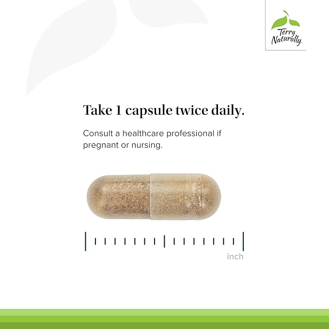 Terry Naturally Healthy Liver - Liver Function &amp Health Support Supplement - Cellular Health Support with Andrographis EP80 &amp French Grape Seed Extract - Gluten-Free Dietary Supplement - 60 Ca