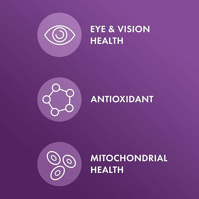Dr. Mercola Eye Support - Supports Eye &amp Vision Health - with Lutein Zeaxanthin Organic Astaxanthin &amp Black Currant - Non-GMO Gluten-Free &amp Soy Free - 90 Capsules (90 Servings)