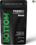 Bottom Fiber Supplement for Effortless Prep Time - Helps Promote Digestive Regularity - Psyllium Husk Based - for Men Who Bottom 90 Capsules