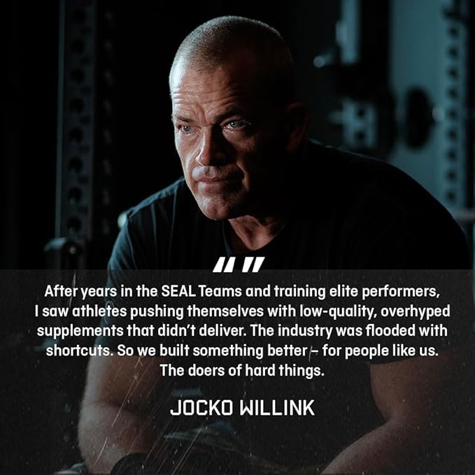 Jocko Fuel Whey Protein Powder Chocolate Milkshake 22g Protein Digestive Enzymes + Probiotic Blend No Sugar Added with Essential Amino Acids + Electrolyte Minerals 26 Servings