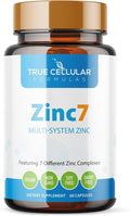 Zinc7: 7-in-1 Zinc Complex 50mg - Maximum Absorption for Immune Defense Deep Sleep &amp All-Day Energy | Hormone Balance Mental Focus &amp Metabolism Support | 60 Vegan Capsules