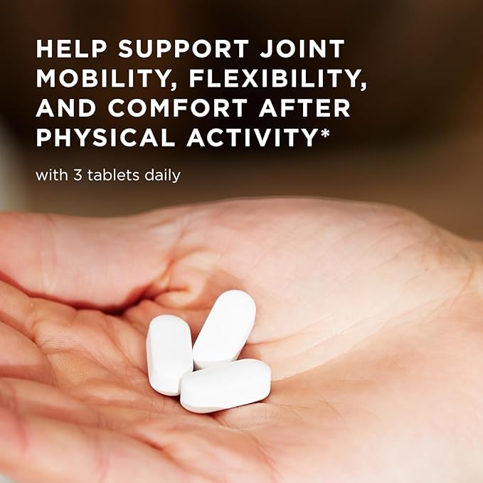 Solgar Glucosamine Hyaluronic Acid Chondroitin MSM (Shellfish-Free) 60 Tablets - Joint Support &amp Comfort - Supports Active Lifestyles - Non-GMO Gluten Free Dairy Free - 20 Servings