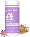 UpNourish Organic Ashwagandha Saffron Supplements with Probiotics - Stress Relief Mood Enhancer Calm Happy Pills Support Fatigue Focus Clarity with L-Theanine Rhodiola 30 Vegan Capsules