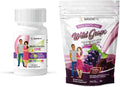 BariatricPal Duodenal Switch Complete 30-Day Supply Vitamin Pack (Iron-Free Capsule Calcium Citrate Soft Chews with Probiotics - Wild Grape)