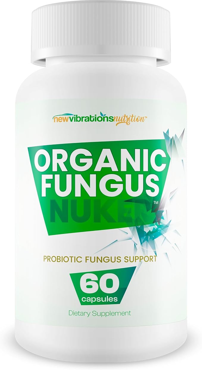 Organic Fungus Nuker Probiotic - Our Best Toenail Fungus Probiotic For Fungal Nail Immune Support - 40 Billion Probiotics &amp Prebiotics - Pro/Prebiotic Myco Nuker Probiotics Nail Fungal Treatment
