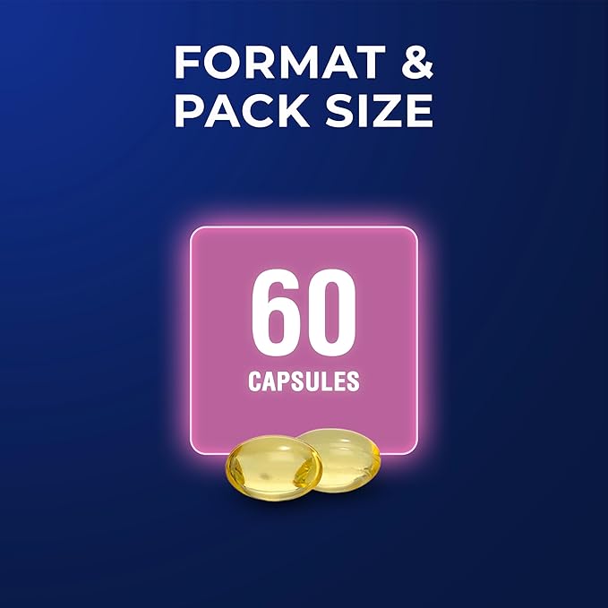 Vitamin D3 for Keeping Bones and Muscle Healthy and Strong - Boost Your Immune System - 1000IU - 1 Daily Supplement - 60 Capsules