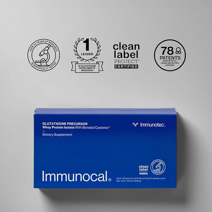 Immunocal Bundle with K-21 - Gluthathione Precursor Whey Protein Isolate &amp Herbal Adaptogen Blend with Rhodiola Rhosea