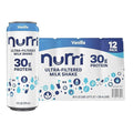 Nurri vanilla 12-Pack Ulta Filtered Milk Shake 30g Protein 1g Sugar 150 Calories 10 Vitamins Grade A Lactose Free (12 Pack Vanilla) SHIPPING BOX Elesbão 22