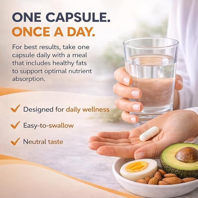 D3K2 Enhanced with Calcium &amp BioPerine® - 5000 IU Vitamin D3 + 100 mcg Vitamin K2 MK-7 - Once-Daily Formula 60 Capsules