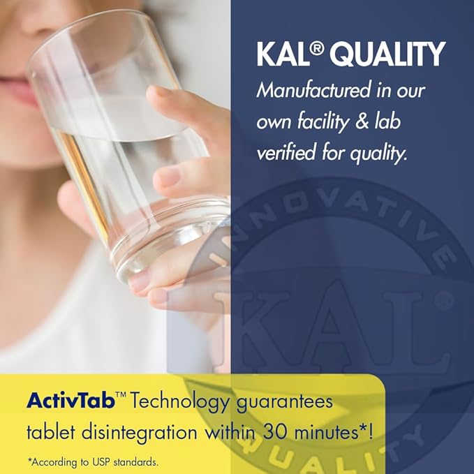 KAL Bromelain Tablets 1000 mg 90 Count