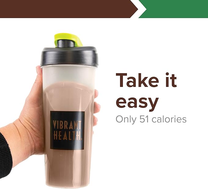 Vibrant Health Green Vibrance Plant-Based Superfood Powder Vegan Friendly Chocolate Coconut 25 Servings