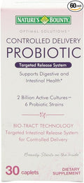 Nature's Bounty Controlled Delivery Probiotic Caplets 30 Count pack of 2
