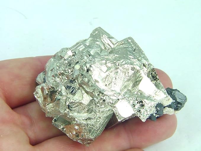 Natural Peruvian Iron Pyrite Cube Galena Reiki Activated Specimen