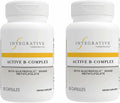 Integrative Therapeutics Active B-Complex - with Choline and Methyfolate - Cellular Energy Immune Function &amp Heart Health Support with Vitamins B2 B6 &amp B12*- Gluten-Free - 120 Capsules (60 S
